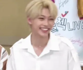 😒 6d190469 Felix kpop, felix, cantor, sorriso, ídolo telegram sticker