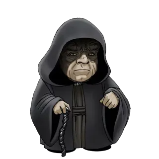 👿 710a4d2b Emperor Palpatine Star Wars star wars, sith, keizer, palpatine, donkere zijde telegram sticker