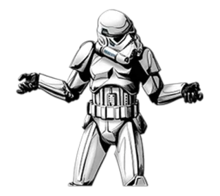 😏 196944a2 Stormtrooper Star Wars stormtrooper, star wars, impero, fantascienza, film, personaggio, armatura whatsapp sticker