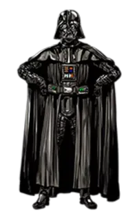 😡 1d147e76 Darth Vader Star Wars darth vader, star wars, fantascienza, signore sith, cattivo whatsapp sticker