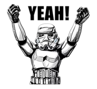 💪 a425ecd4 Stormtrooper Star Wars stormtrooper, star wars, violenza, militare, armatura, impero whatsapp sticker