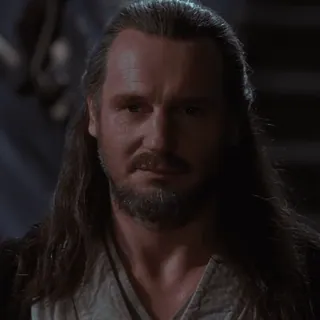 💫 0cb395fb Qui-Gon Jinn Star Wars: Episode I – The Phantom Menace Qui-Gon Jinn, Star Wars, Liam Neeson, Jedi, La Amenaza Fantasma, Personaje telegram sticker
