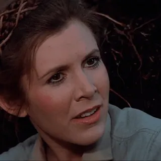 💫 0f08f85a Princess Leia Star Wars princesa, leia, star wars, película, película, personaje, rebelde telegram sticker