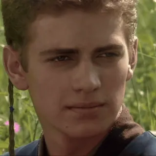 💫 3901ee0b Anakin Skywalker Star Wars anakin skywalker, star wars, jedi, anakin joven, personaje telegram sticker