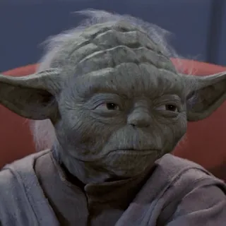 💫 3b32374e Yoda Star Wars Yoda, Star Wars, Jedi, personaje de película, ciencia ficción telegram sticker