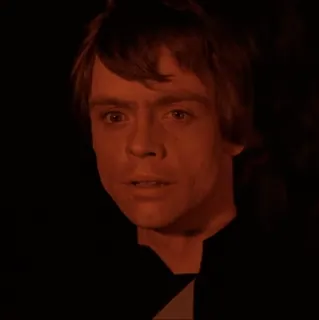 💫 49ec3363 Luke Skywalker Star Wars Luke Skywalker, Star Wars, Mark Hamill, Ciencia ficción, Personaje de película, Jedi telegram sticker