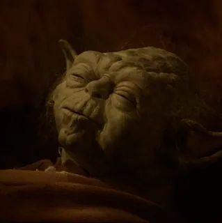 💫 640a9615 Yoda Star Wars Yoda, Star Wars, Maestro Jedi, Personaje, Fantasía telegram sticker