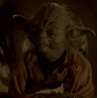 💫 907d9310 Yoda Star Wars Yoda, Star Wars, Maestro Jedi, Alien verde, Ciencia ficción, Fantasía, Sabio, Viejo telegram sticker