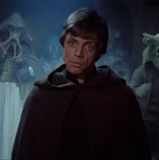 💫 d89ec913 Luke Skywalker Star Wars luke skywalker, star wars, mark hamill, ciencia ficción, película, jedi telegram sticker