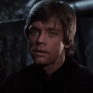 💫 f9d9276f Luke Skywalker Star Wars Luke Skywalker, Star Wars, Mark Hamill, ciencia ficción, personaje de película, Jedi telegram sticker