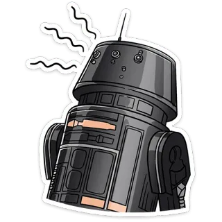 😤 24717291 Rogue One Droid Star Wars droid, star wars, robot, rogue one, k-2SO telegram sticker