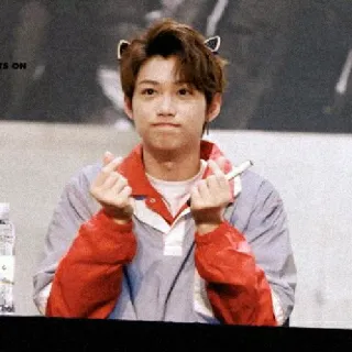 🌙 9eeb75c6 Felix kpop, idol, sänger, süß, herz, stray kids, felix telegram sticker