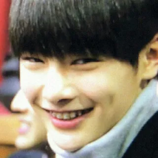 🌙 c9a9e611 person, lächeln, gesicht, porträt, mann, grübchen, zahnspange telegram sticker