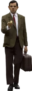💼 7d694427 Mr. Bean Mr. Bean, Komedia, Brytyjski, Serial TV, Humor telegram sticker