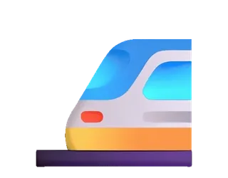 🚝 455bd718 kereta, kereta api, lokomotif, transportasi, perjalanan, komuter telegram sticker