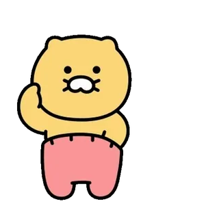 💬 a4badd7c cartoon, bear, character, offensive gesture telegram sticker