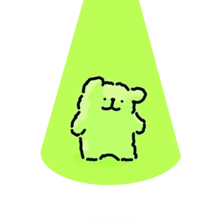 💬 ba72c4d0 bear, cartoon, cute, sticker, animal, illustration telegram sticker
