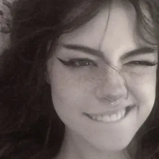 🍇 948c8456 femme, selfie, portrait, visage, fille, maquillage whatsapp sticker