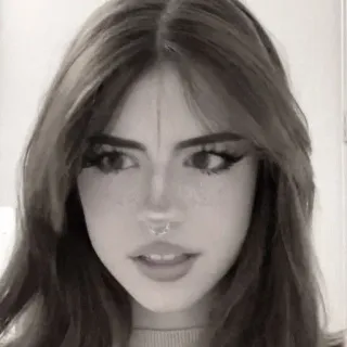 🍇 965d1847 femme, fille, portrait, visage, cheveux, yeux whatsapp sticker