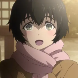 ⏱ 736f5193 Anime, Frau, Mädchen, Cartoon, Lächeln, Porträt telegram sticker