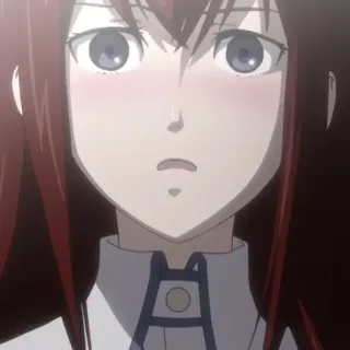 ⚙️ df2388e1 Anime, Mädchen, rote Haare, errötend telegram sticker