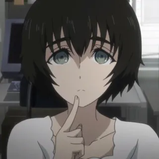 ⚙️ ebb9cf8a Anime, Frau, Mädchen, Denken, Charakter telegram sticker