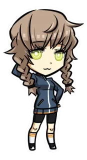 😊 39c81db0 Аниме, Чиби, Мультфильм, Милый, Девушка, Персонаж telegram sticker