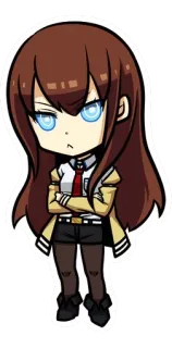 😠 938ef526 Kurisu Makise Steins;Gate Аниме, Персонаж, Макисе, Курису, Steins;Gate telegram sticker