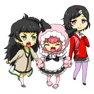 👨 6a7d403d アニメ, ちび, かわいい, 可愛い, イラスト, 漫画, マンガ telegram sticker