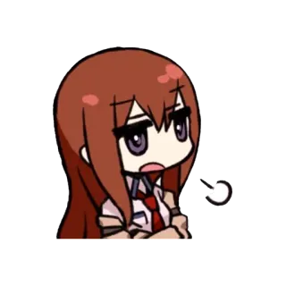 Steins;Gate Randomness telegram stickers