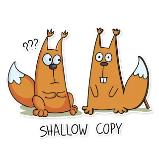👯‍♂️ 70d89729 SHALLOW COPY リス, コピー, 漫画, 動物, 面白い, ミーム whatsapp sticker