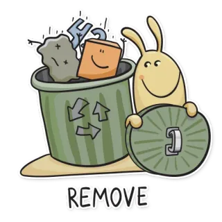 🚫 d31b401f REMOVE リサイクル, ゴミ, ごみ, 環境, 除去 whatsapp sticker
