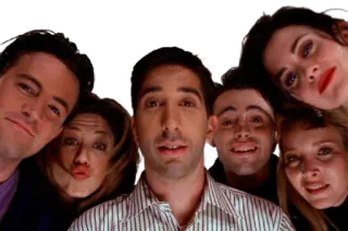 🤗 3b9635d4 Friends Friends, Acara TV, Komedi, Sitkom, 90-an, Grup, Persahabatan telegram sticker