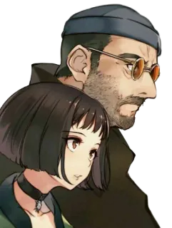 ❤️ 43c6f317 Léon Léon: The Professional Leon the Professional, Leon, Mathilda, Film, Stiker, Pembunuh bayaran telegram sticker