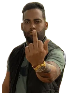 🖕 62f439bb jari tengah, kasar, gestur ofensif, tidak sopan, pria, dewasa telegram sticker