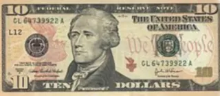 🔟 6e3ed437 Alexander Hamilton FEDERAL RESERVE NOTE
THE UNITED STATES OF AMERICA
We the people
TEN DOLLARS uang, mata uang, dolar, keuangan, ekonomi, uang sepuluh dolar telegram sticker