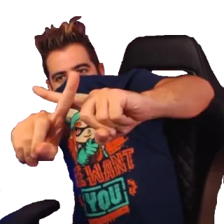 🙅‍♂ 8517857d I WANT YOU pria, silang jari, gestur, menunjuk, dicari telegram sticker