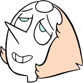 😍 1960196a Pearl Steven Universe 卡通, 史蒂芬宇宙, 珍珠, 角色 telegram sticker