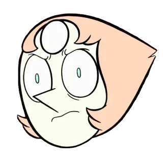😠 49d8997c Pearl Steven Universe 卡通, 角色, 搞笑, 动画 telegram sticker