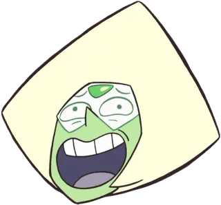 😸 c58dc721 Peridot Steven Universe 卡通, 帕idot, 史蒂芬宇宙, 角色, 宝石 telegram sticker