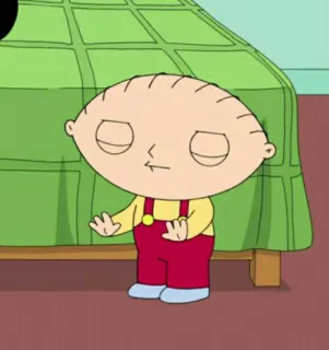 🧸 135a3d84 Stewie Griffin Family Guy stewie griffin, family guy, dibujos animados, divertido, personaje, animado telegram sticker