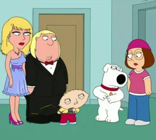 🧸 22a03436 Stewie Griffin Family Guy Padre de Familia, Dibujos animados, Meg Griffin, Chris Griffin, Stewie Griffin, Lois Griffin, Brian Griffin telegram sticker