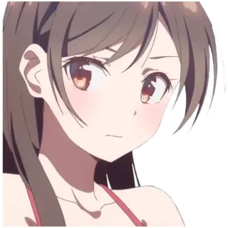 👼 71d7dbba Chizuru Ichinose Rent-A-Girlfriend 动漫, 女孩, 卡通, 一之濑千鹤, 租借女友 telegram sticker