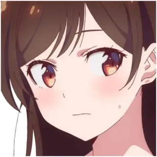 👼 7e975010 Chizuru Ichinose Rent-A-Girlfriend 动漫, 千鹤, 出租女友, 可爱, 女孩, 卡通 telegram sticker