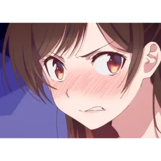 👼 af023219 动漫, 生气, 女孩, 卡通, 女性, 肖像 telegram sticker