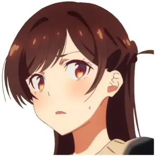 👼 b2e5c1f4 Chizuru Ichinose Rent-A-Girlfriend 动漫, 漫画, 出租女友, 一之濑千鹤, 千鹤, 可爱, 女孩 telegram sticker