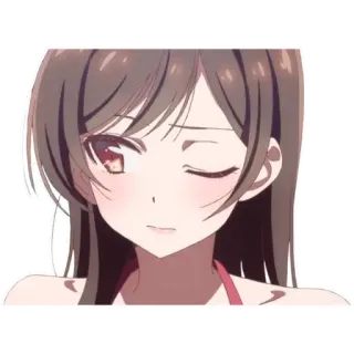 👼 b4aa9aa9 Chizuru Ichinose Rent-A-Girlfriend 动漫, 女孩, 千鹤, 出租女友, 可爱, 漫画, 一之濑千鹤 telegram sticker