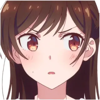 👼 fa96e1dd Chizuru Ichinose Rent-A-Girlfriend 动漫, 女孩, 一之濑千鹤, 出租女友 telegram sticker