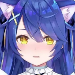 😕 84ce52eb Anime, Catgirl, Vtuber, Carino, Kawaii telegram sticker