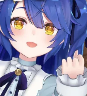 😗 f0da55b7 Anime, Cartoni animati, Dito medio, Offensivo, Vtuber telegram sticker